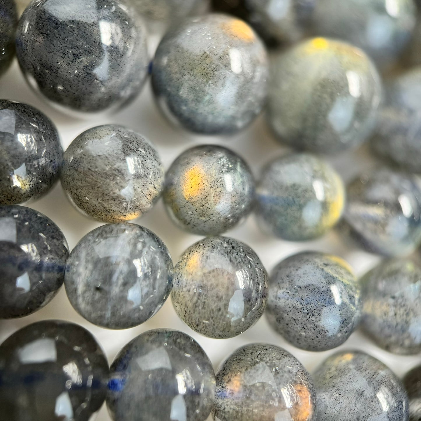 Fire Labradorite Polished Round Beads image 5