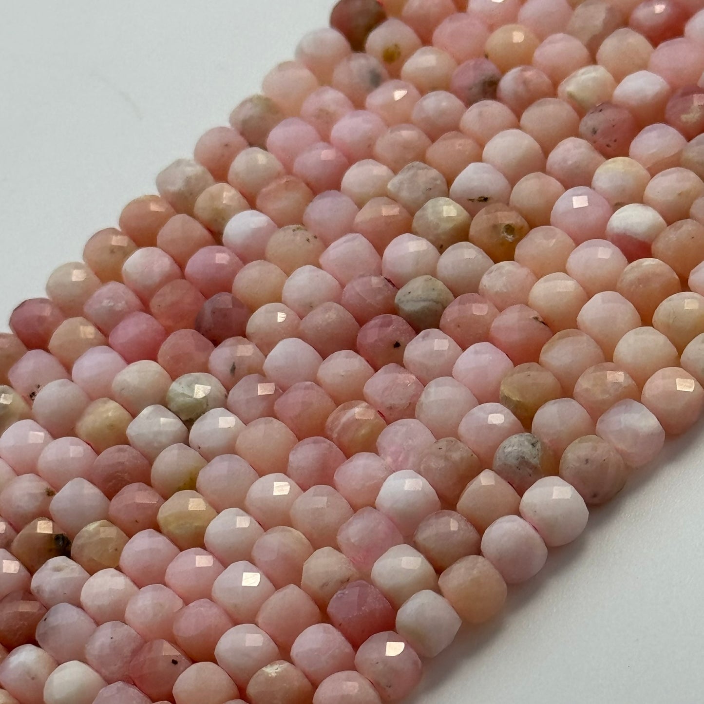 Pink Opal Square Beads image 6