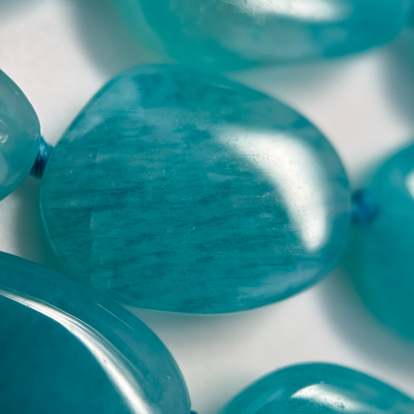 Amazonite Freeform Gemstone Beads - AA Quality image 2