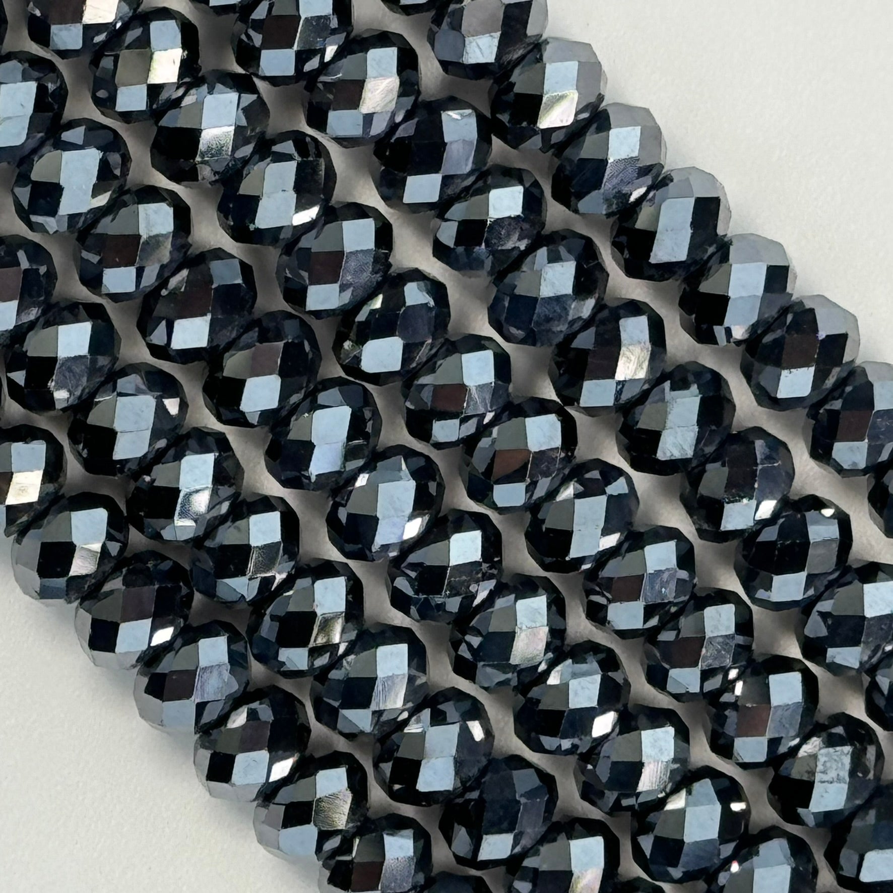 Terahertz Faceted Rondelle Beads image 3