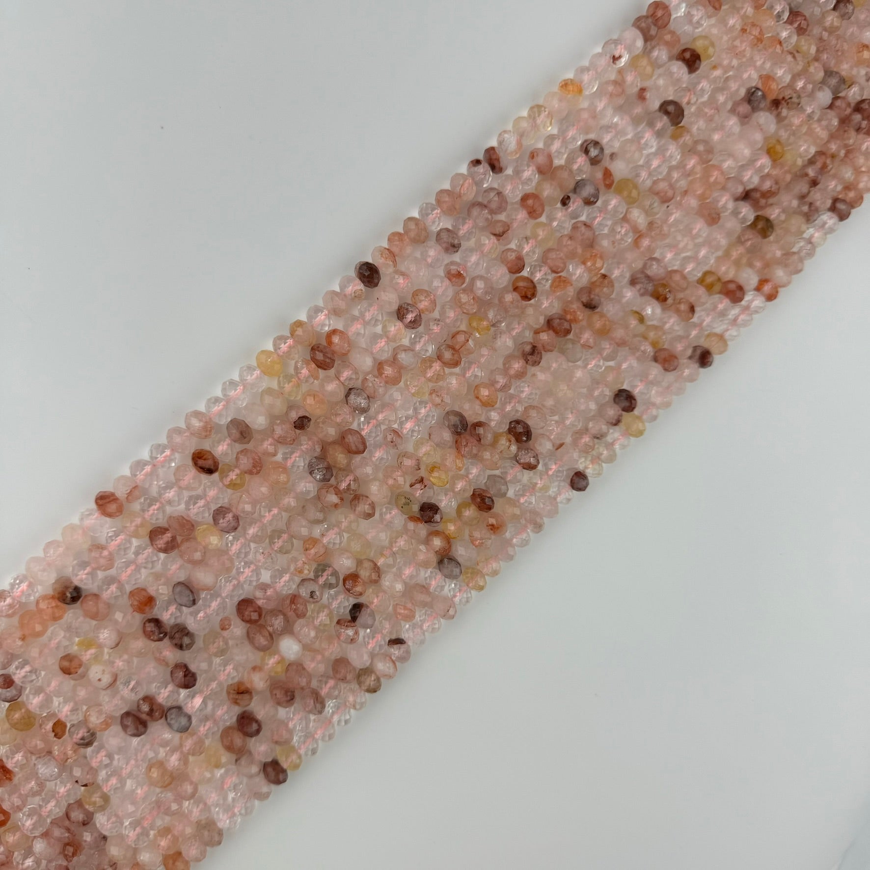 Hematoid Faceted Rondelle Beads image 0