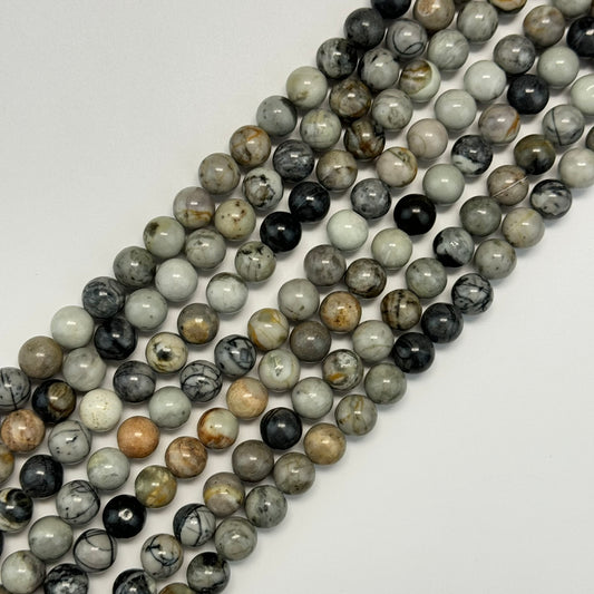 Picasso Jasper Polished Round Beads image 0