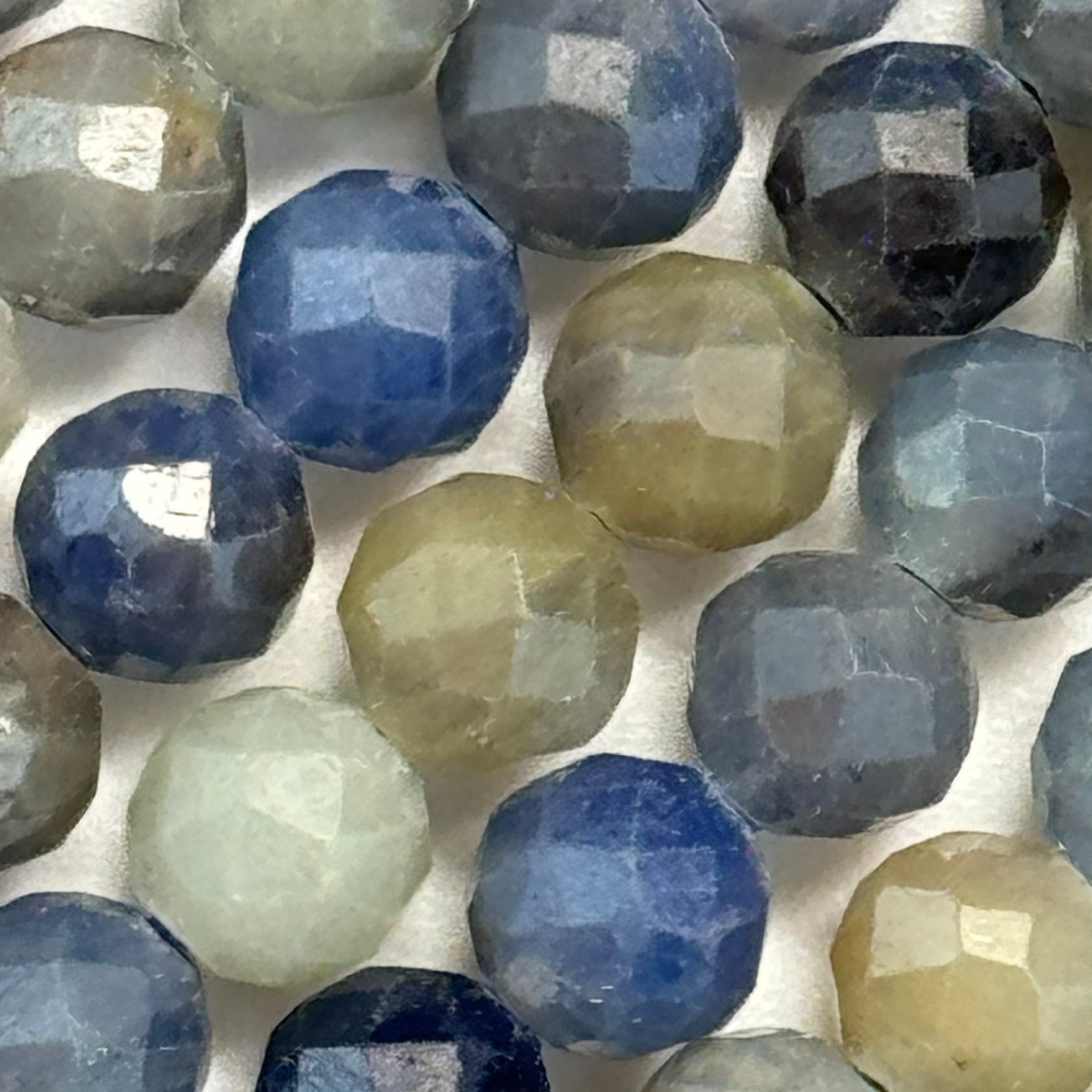 Natural Sapphire Faceted Round Beads image 11
