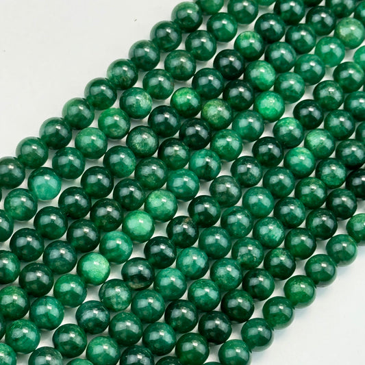 Fuchsite Beads - Polished Round - (AAA Quality)
