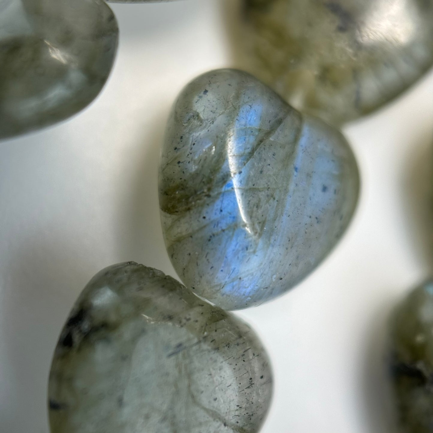 Labradorite Heart Beads image 7