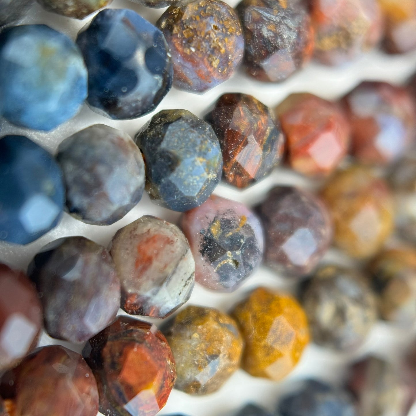 4x3mm Faceted Pietersite Rondelle Beads image 4