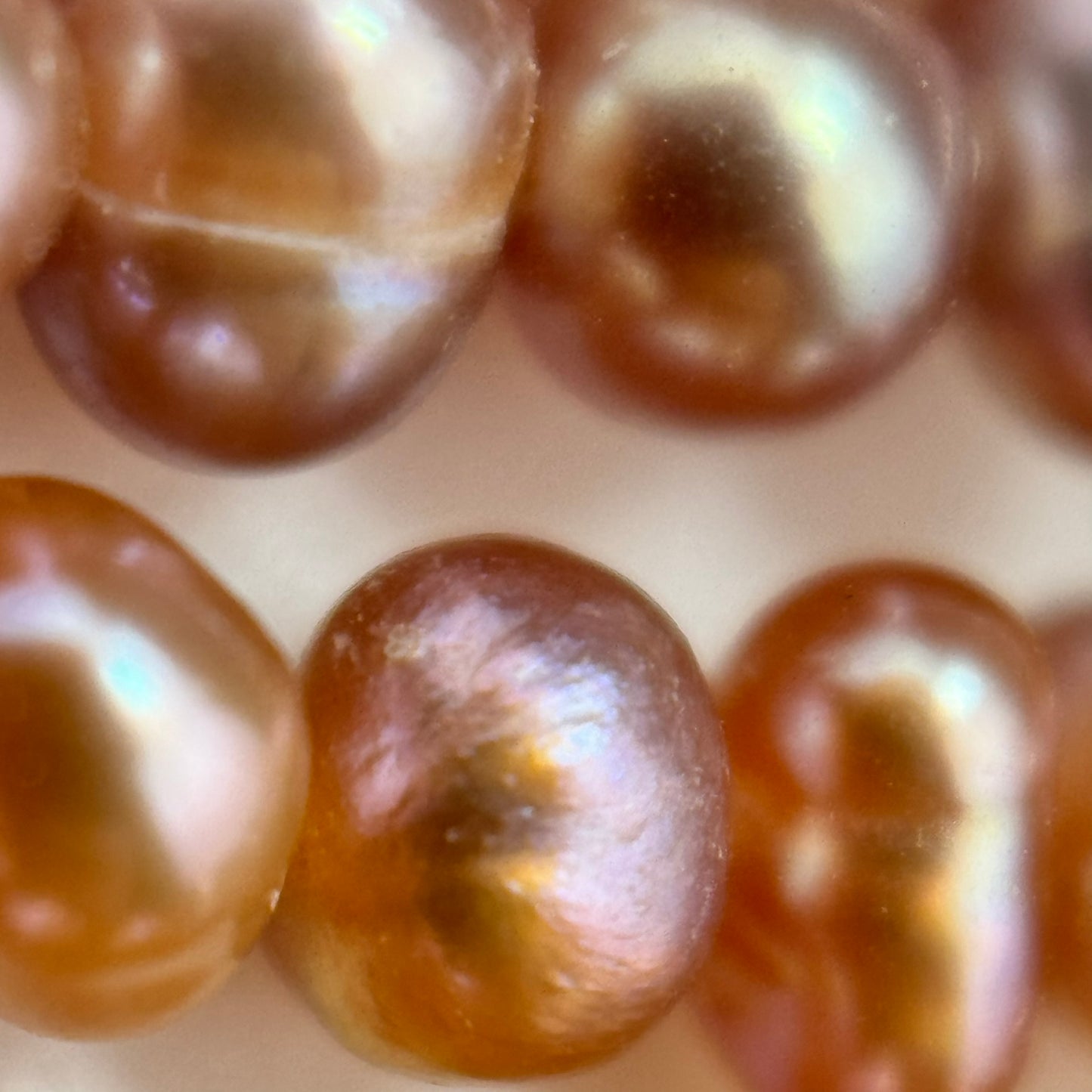 Pink, White and Peach Pearl 3.5x3mm - Jewellery Making image 3