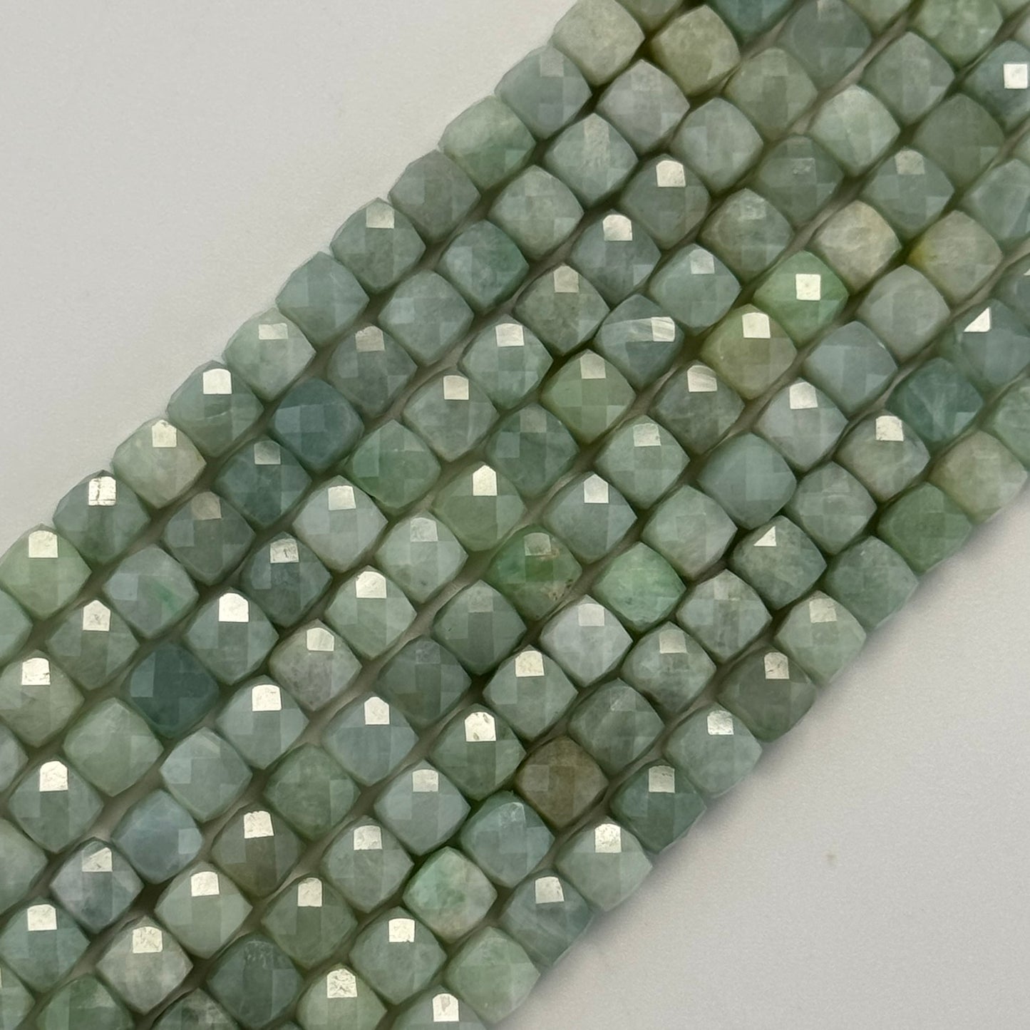 Burmese Jade Square Beads image 5