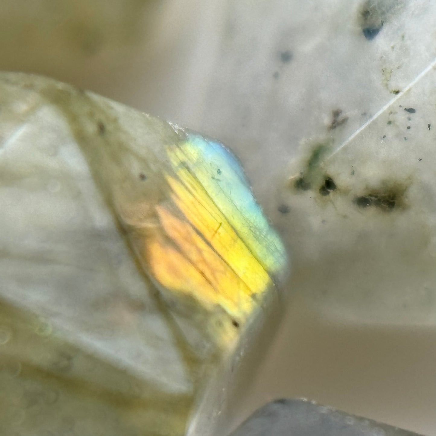 Labradorite Faceted Diamond Cut Beads image 6