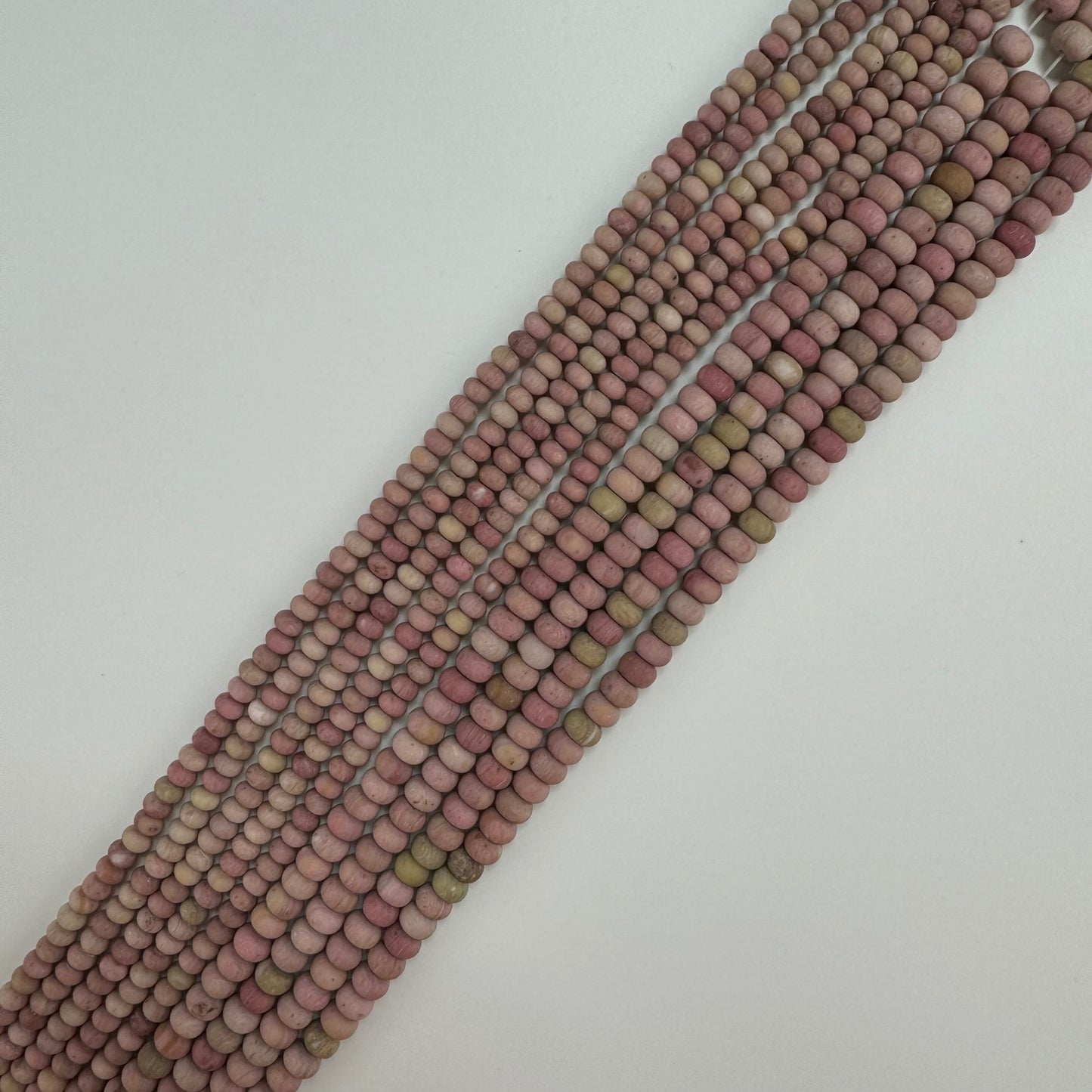 Rhodonite Rondelle Beads image 4