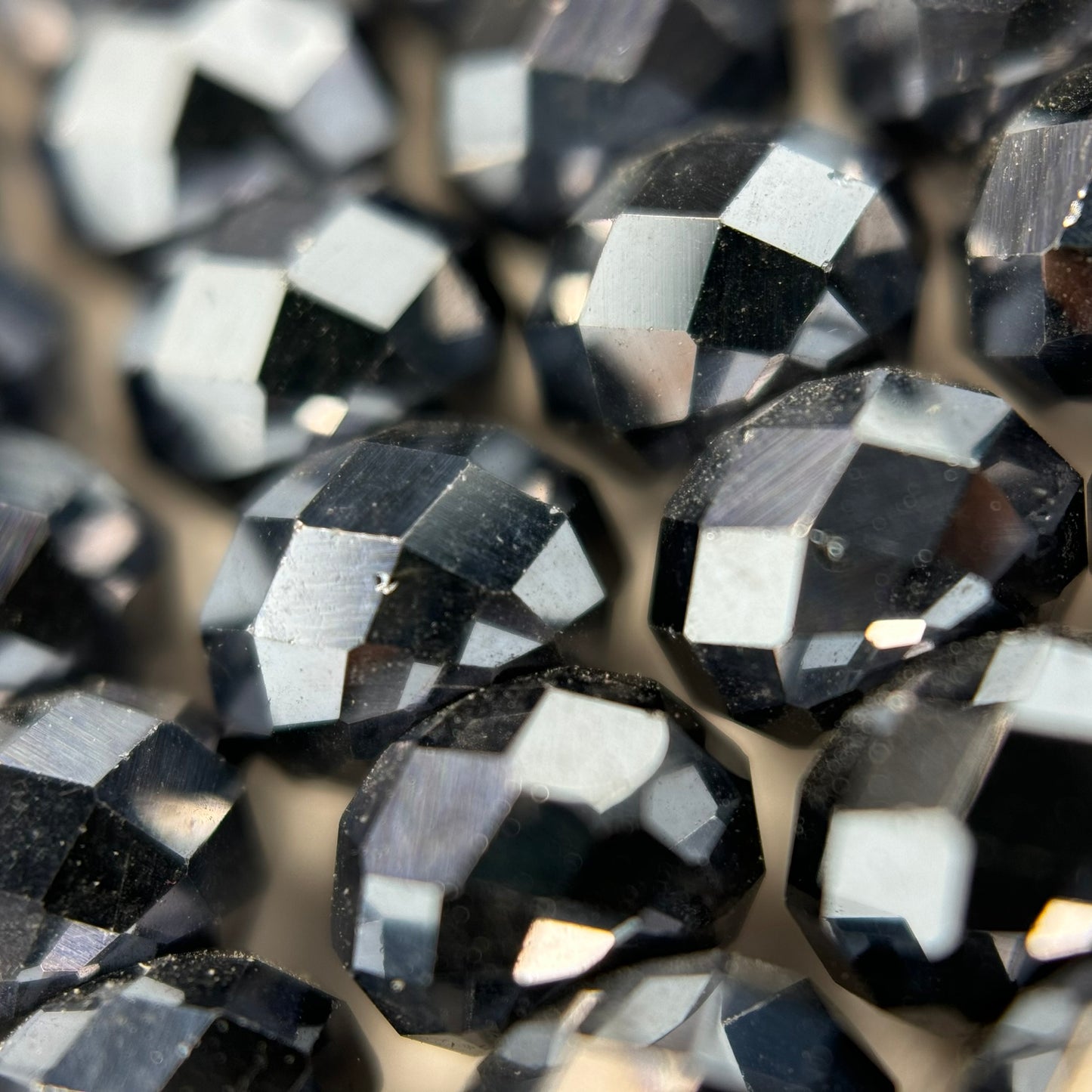 Terahertz Faceted Rondelle Beads image 5