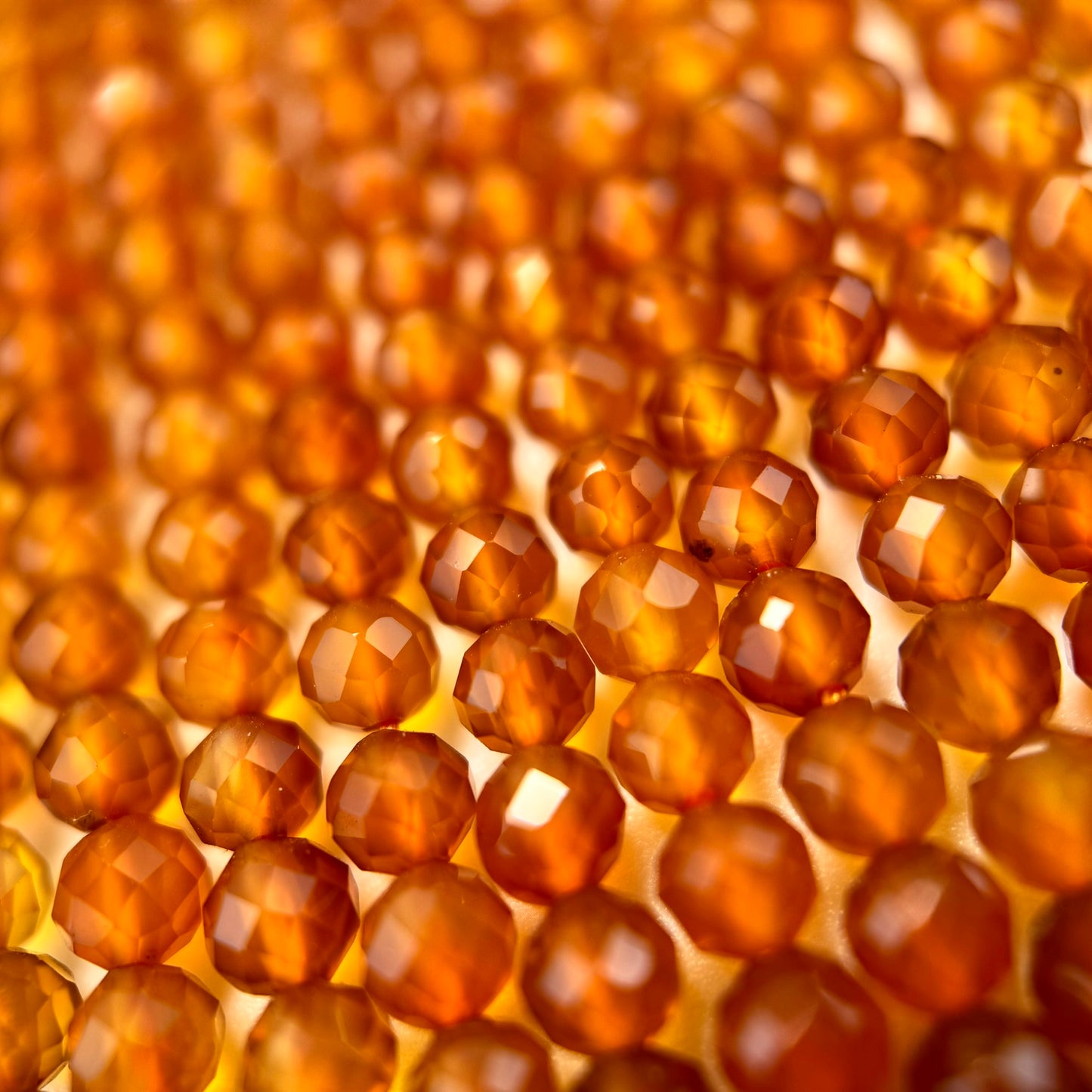 Carnelian Faceted Round Beads image 8
