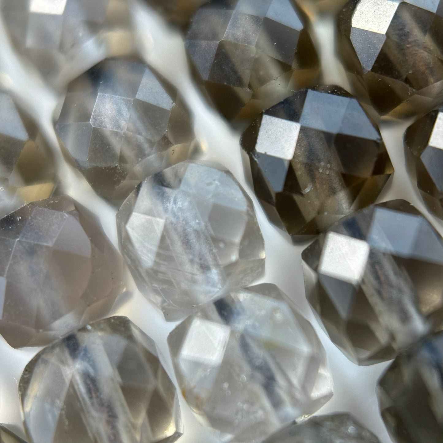 Smoky Quartz Square Beads image 5