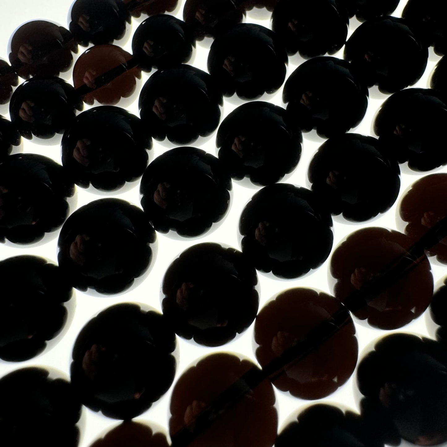 Morion Polished Round Beads image 4