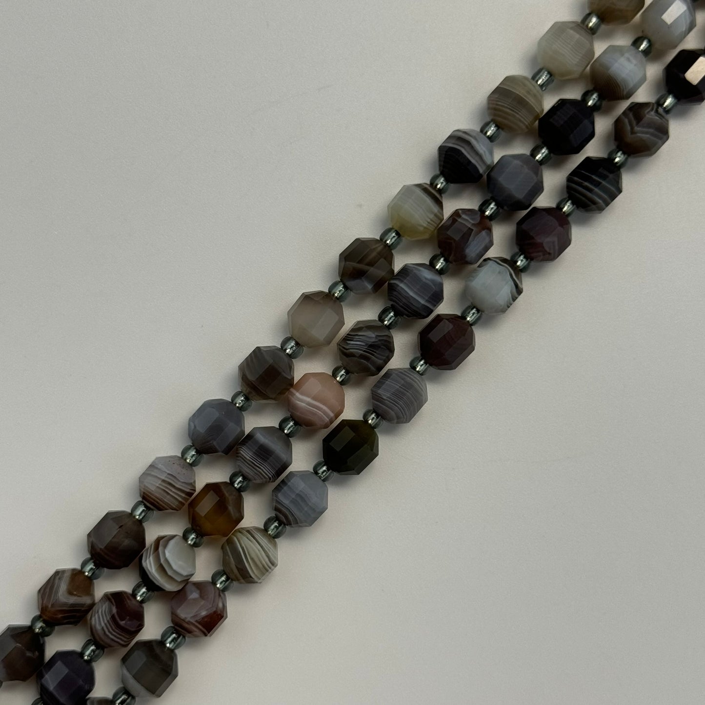 Botswana Agate Dodecahedron Beads image 8