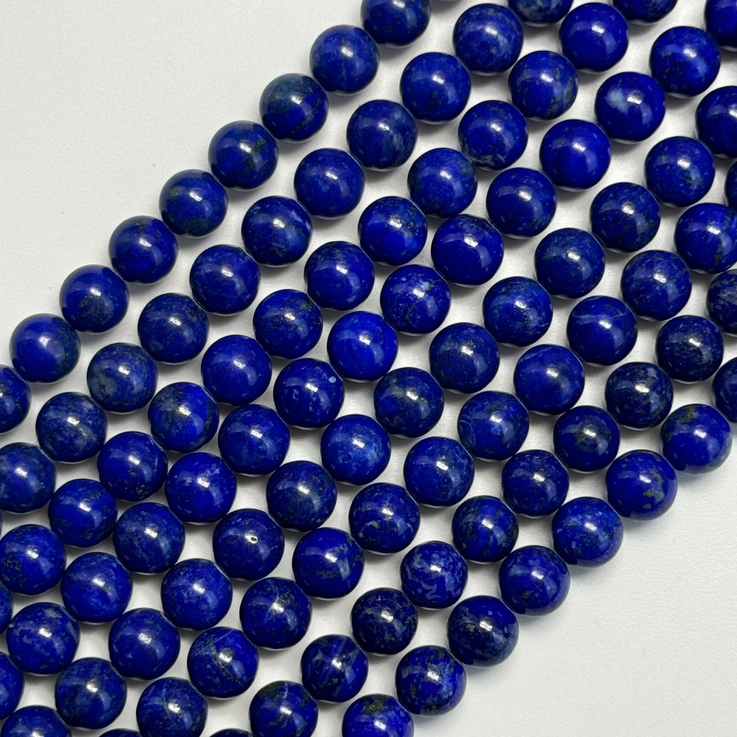 Lapis Lazuli AAA Polished Round Beads image 6