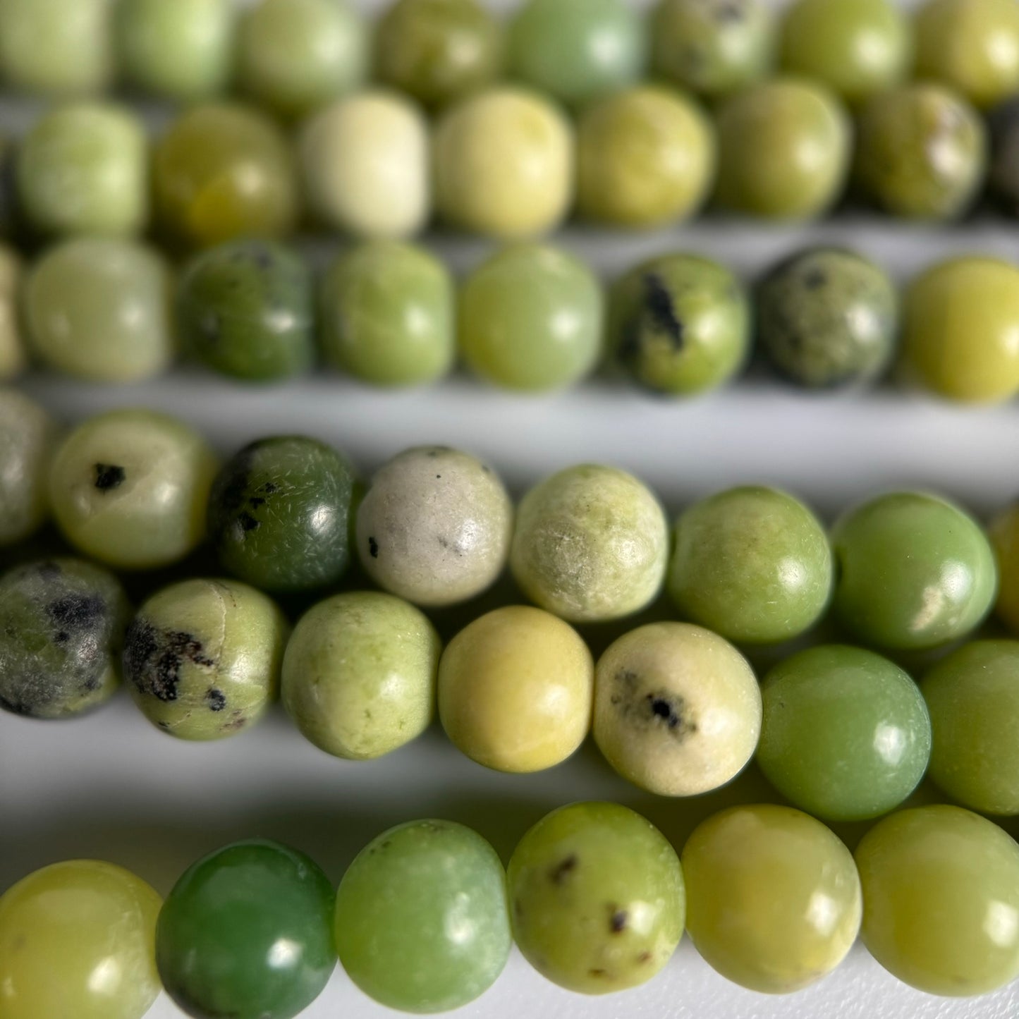 Asian Chrysoprase Polished Round Beads image 2