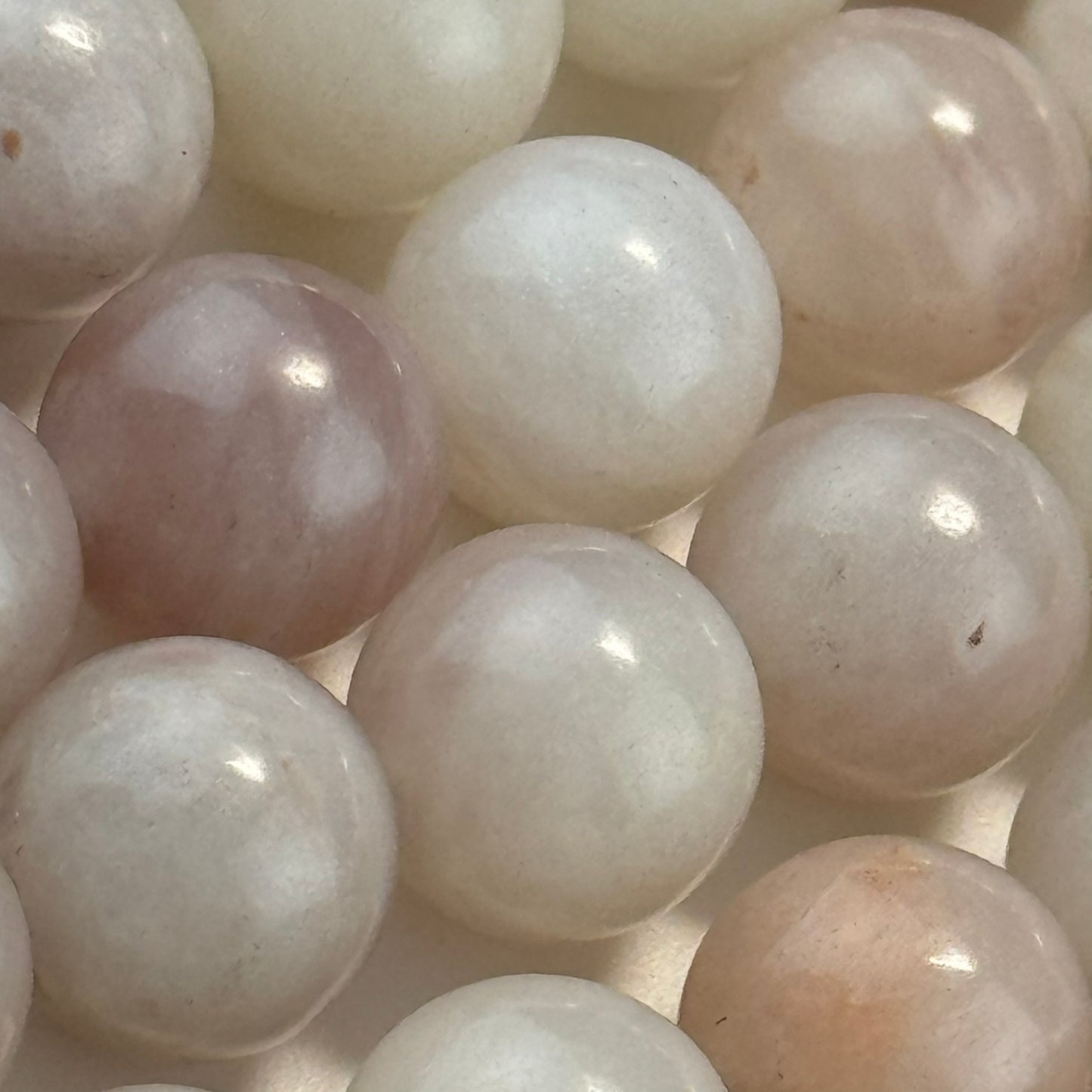 Pink Quartz Polished Round Beads image 7