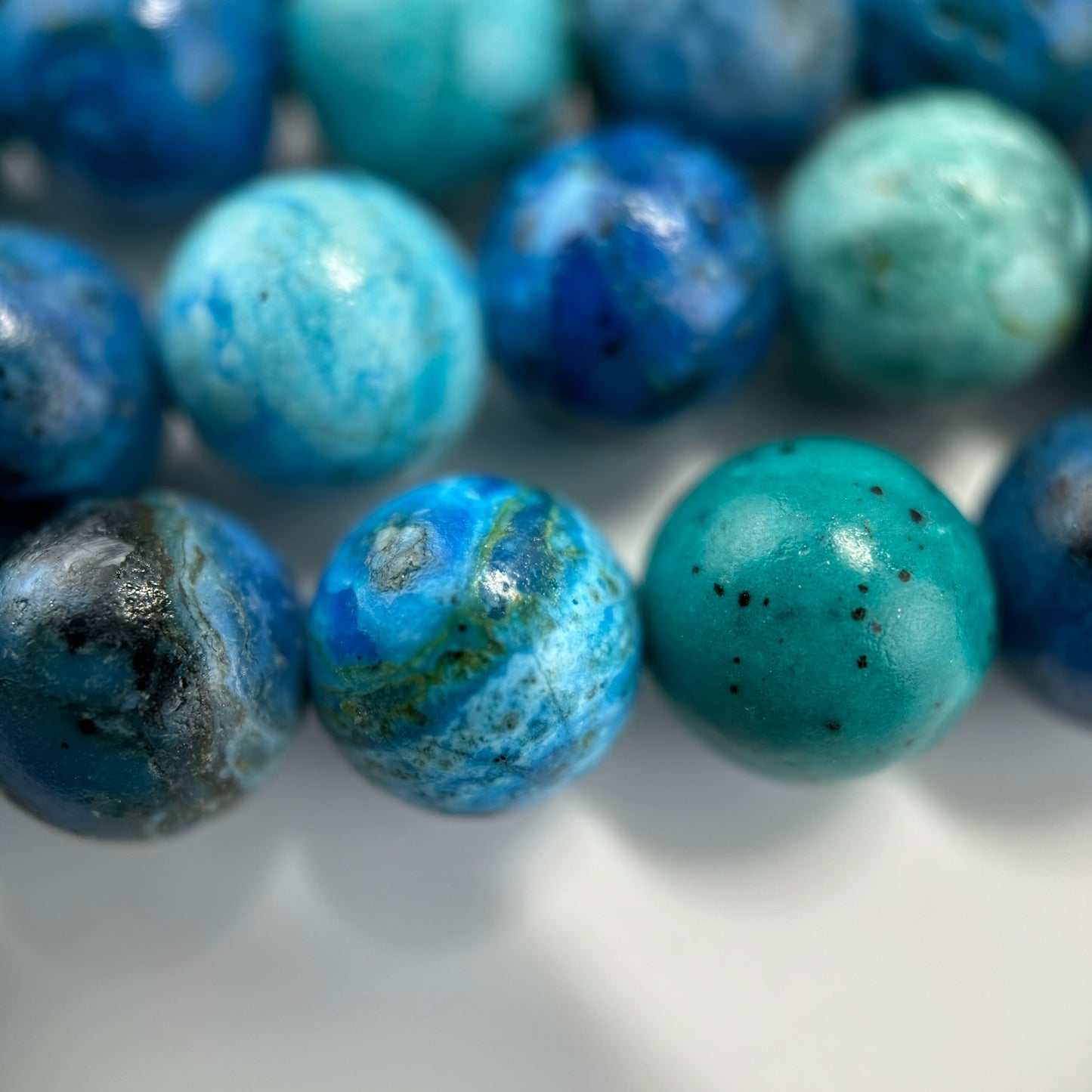 Chrysocolla Bead Light Blue Green