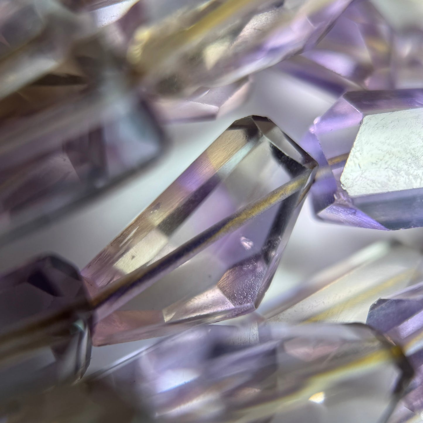 Faceted Ametrine Beads - Freeform - for jewelry making