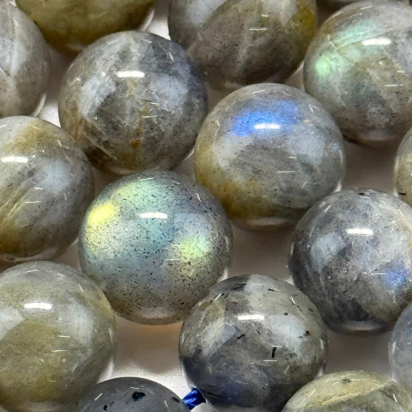 Labradorite Polished Round Beads (A Quality)