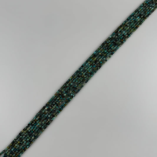 Turquoise Faceted Round Beads - (A Quality)