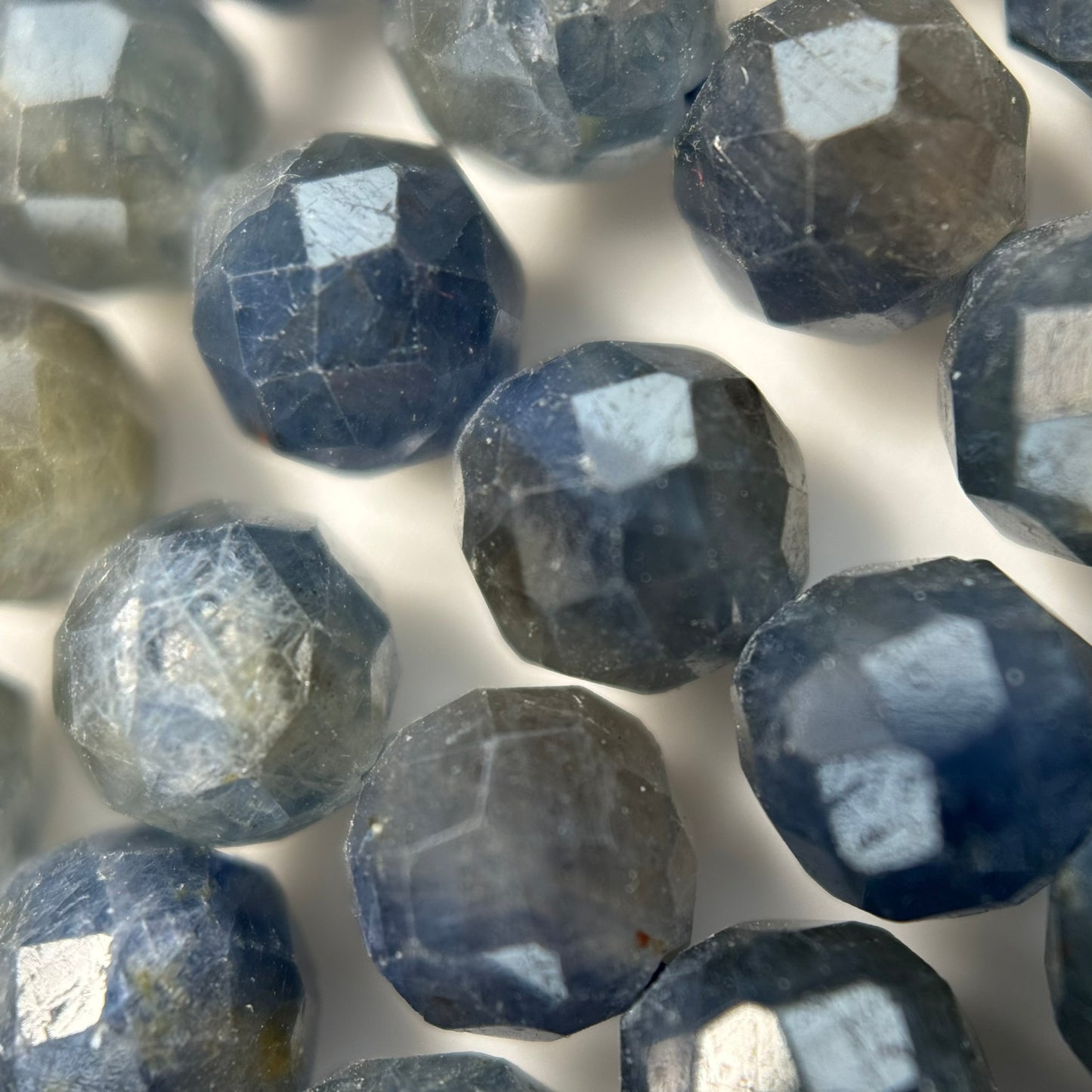 Sapphire Faceted Round Beads (AA Quality)