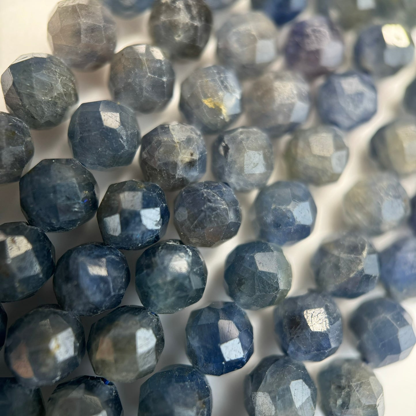 Sapphire Faceted Round Beads (AA Quality)