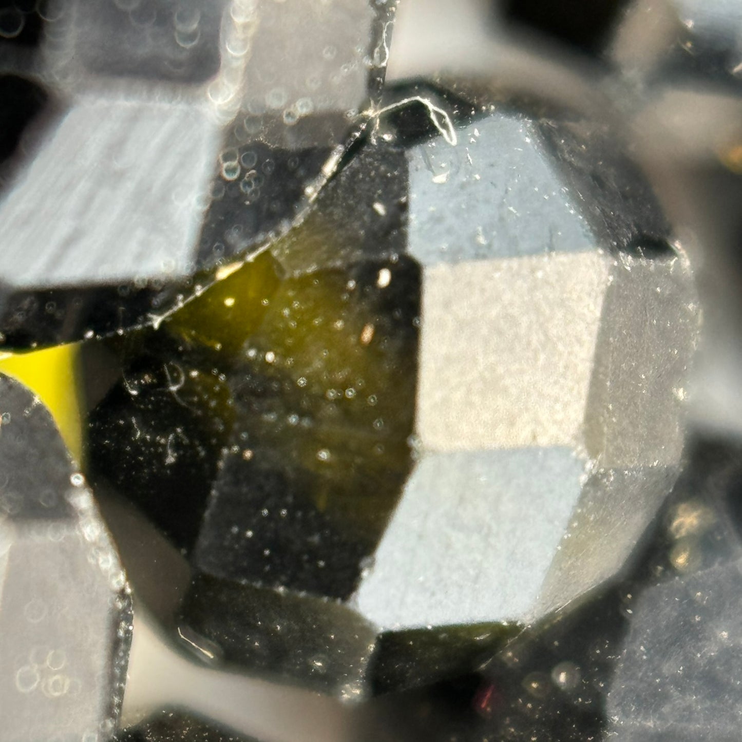 Faceted Black Tourmaline Beads - Rondelle Shape Beads