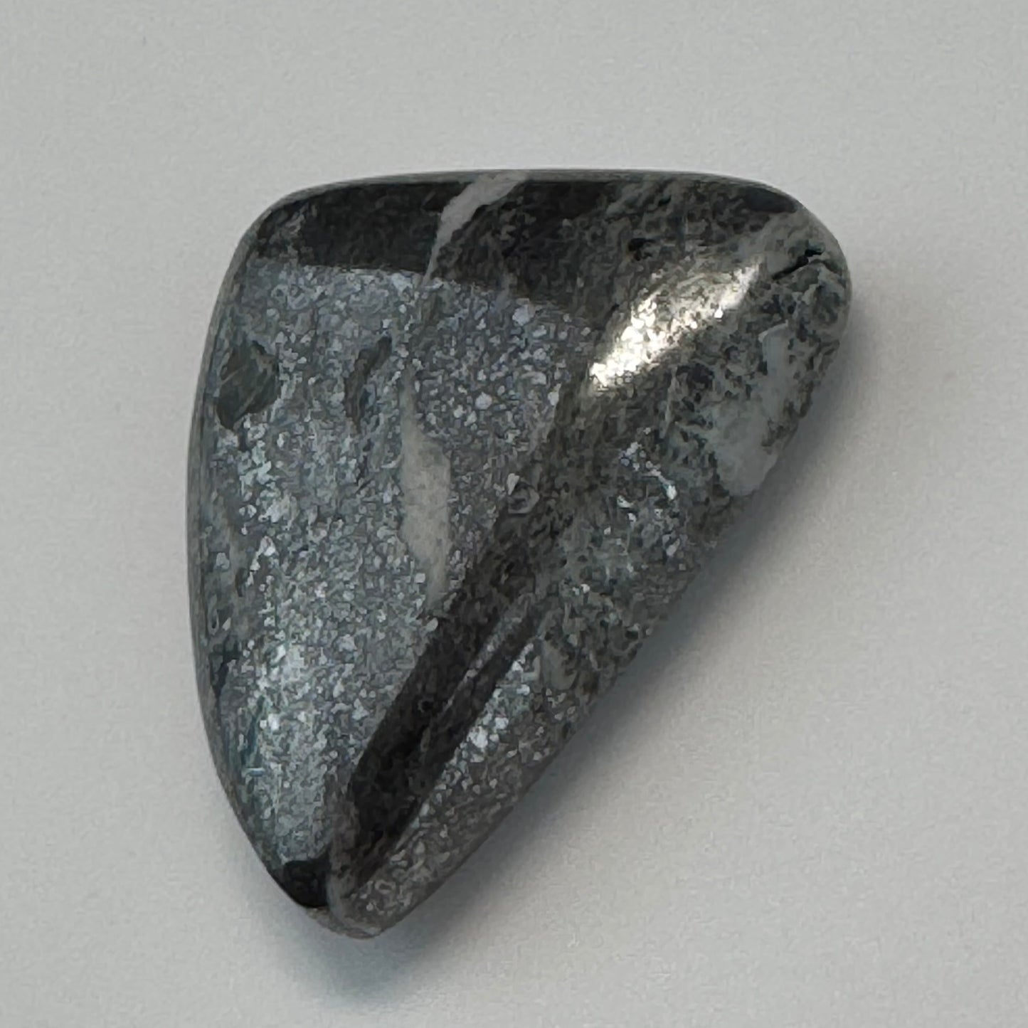 Natural Silver Cabochon – Double-Sided Polished from Cobalt, Ontario
