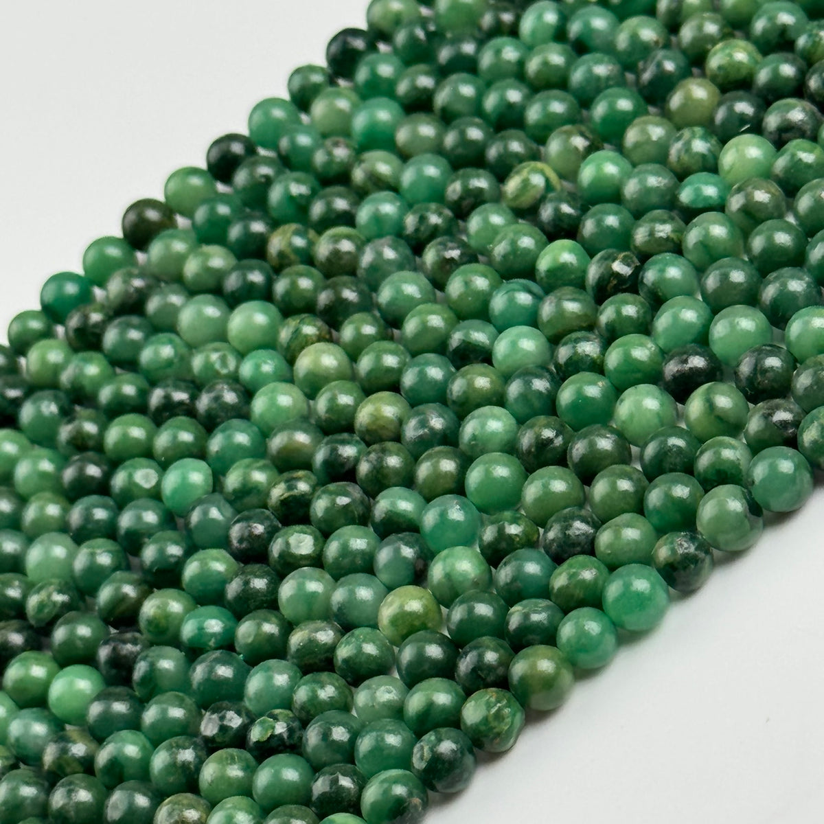 Fuchsite Beads - Polished Round