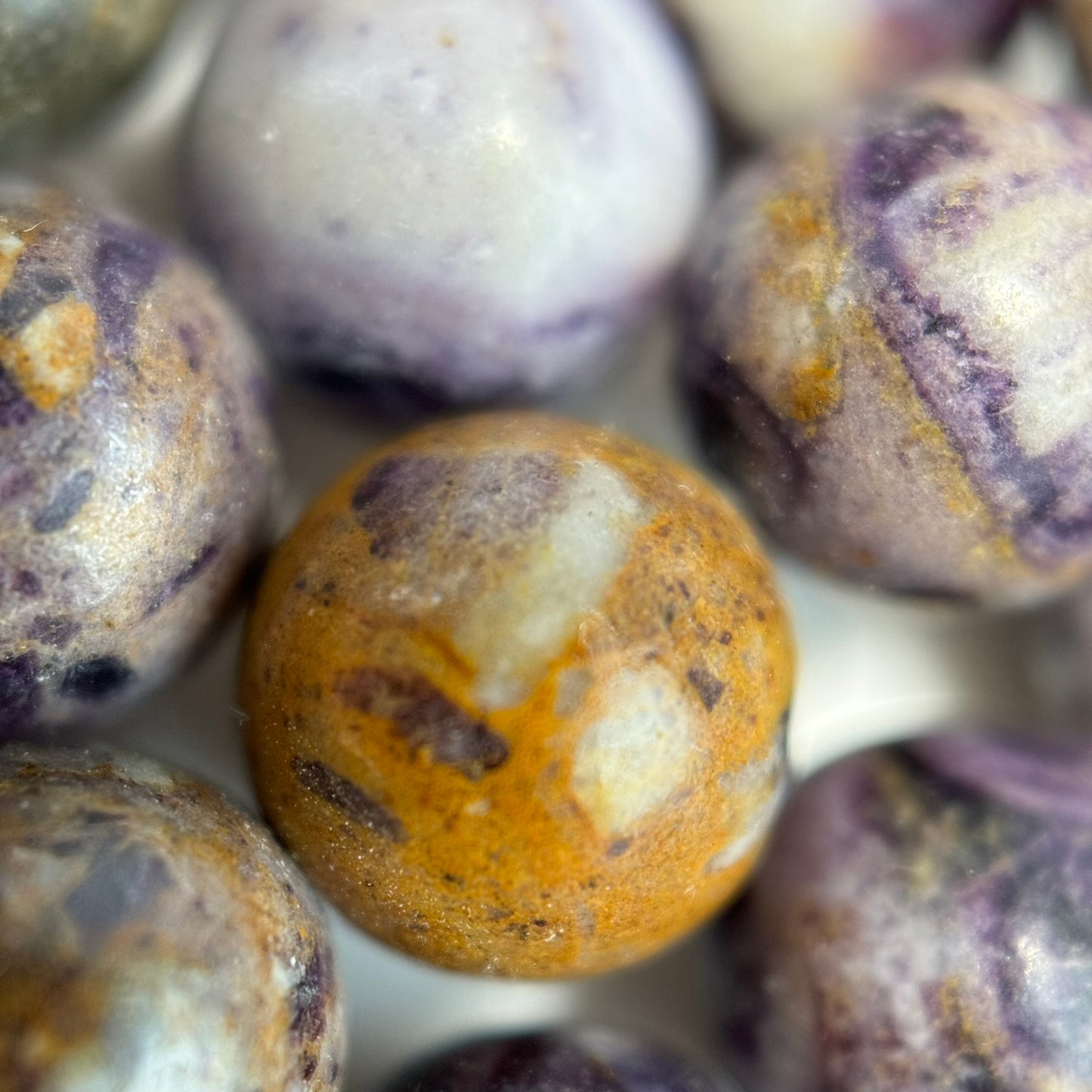 Tiffany Jasper Beads - Polished Round Beads
