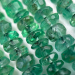 AAA Emerald Rondelle Beads – Faceted Gem for Jewelry