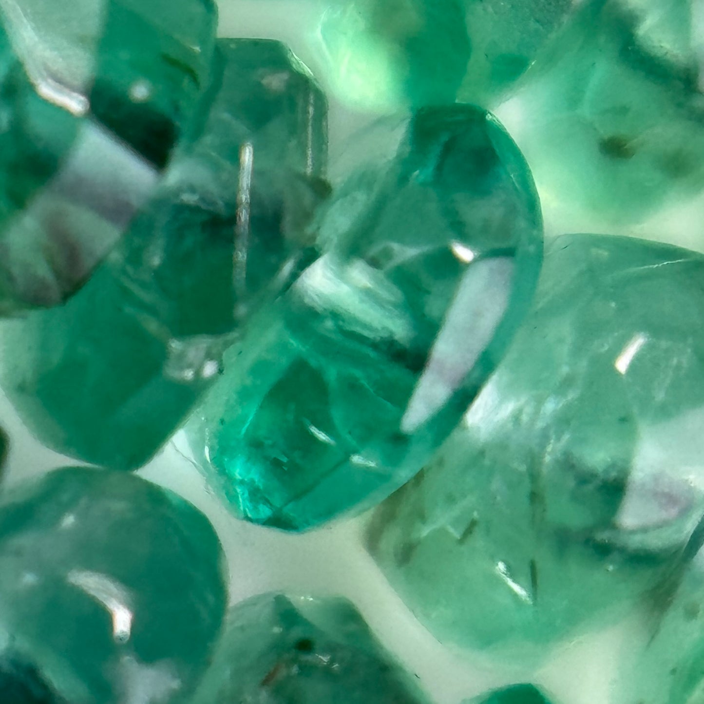 AAA Emerald Rondelle Beads – Faceted Gem for Jewelry