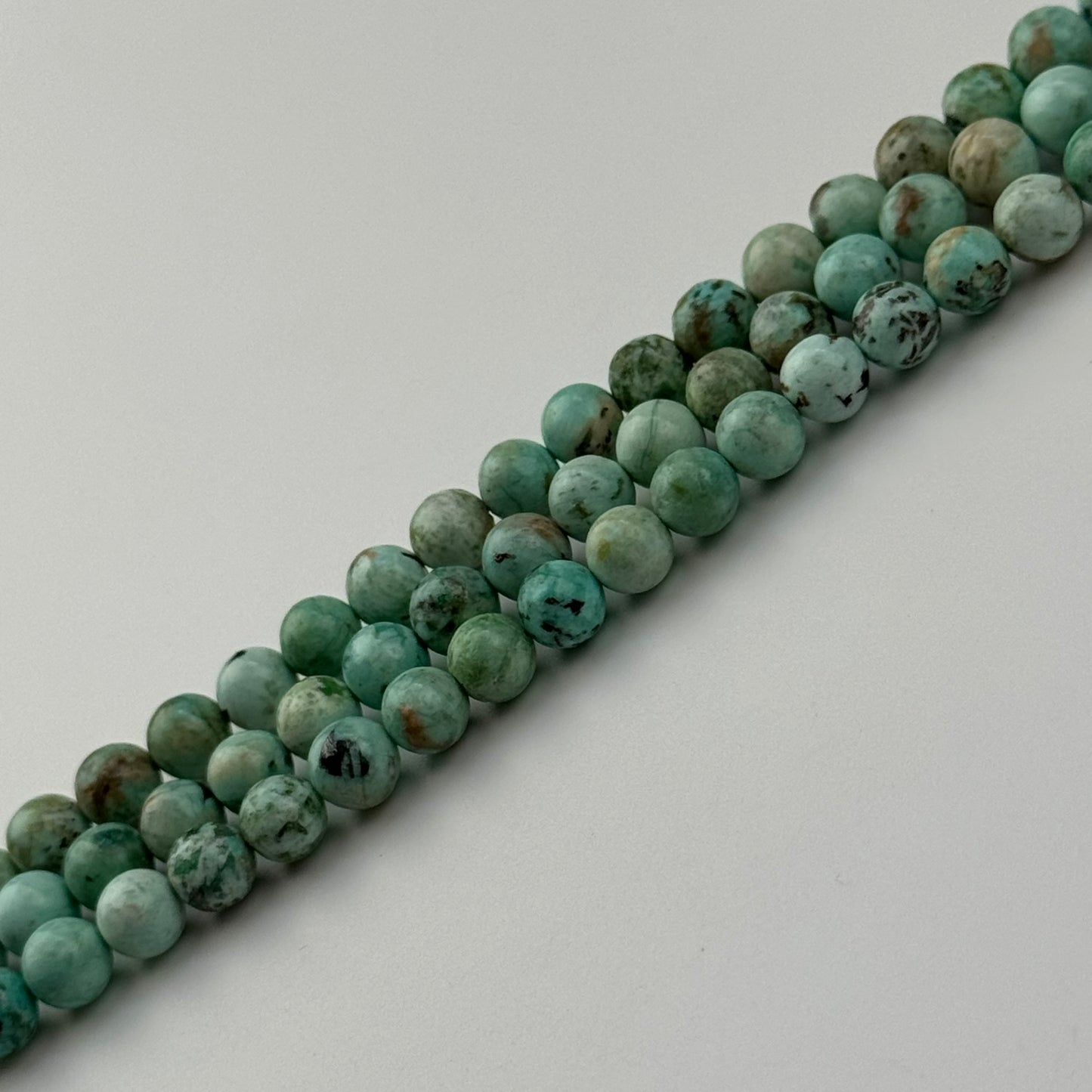 Peruvian Turquoise Beads - Polished Round Beads
