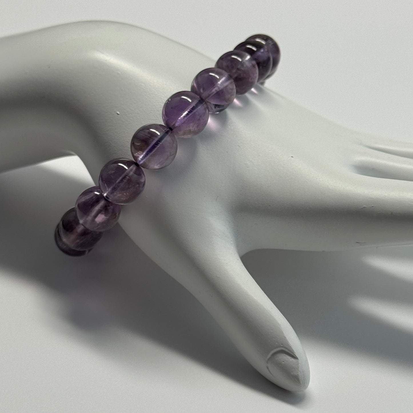 Lavender Amethyst Bracelet – Natural Purple Gemstone Jewelry - (AA Quality)