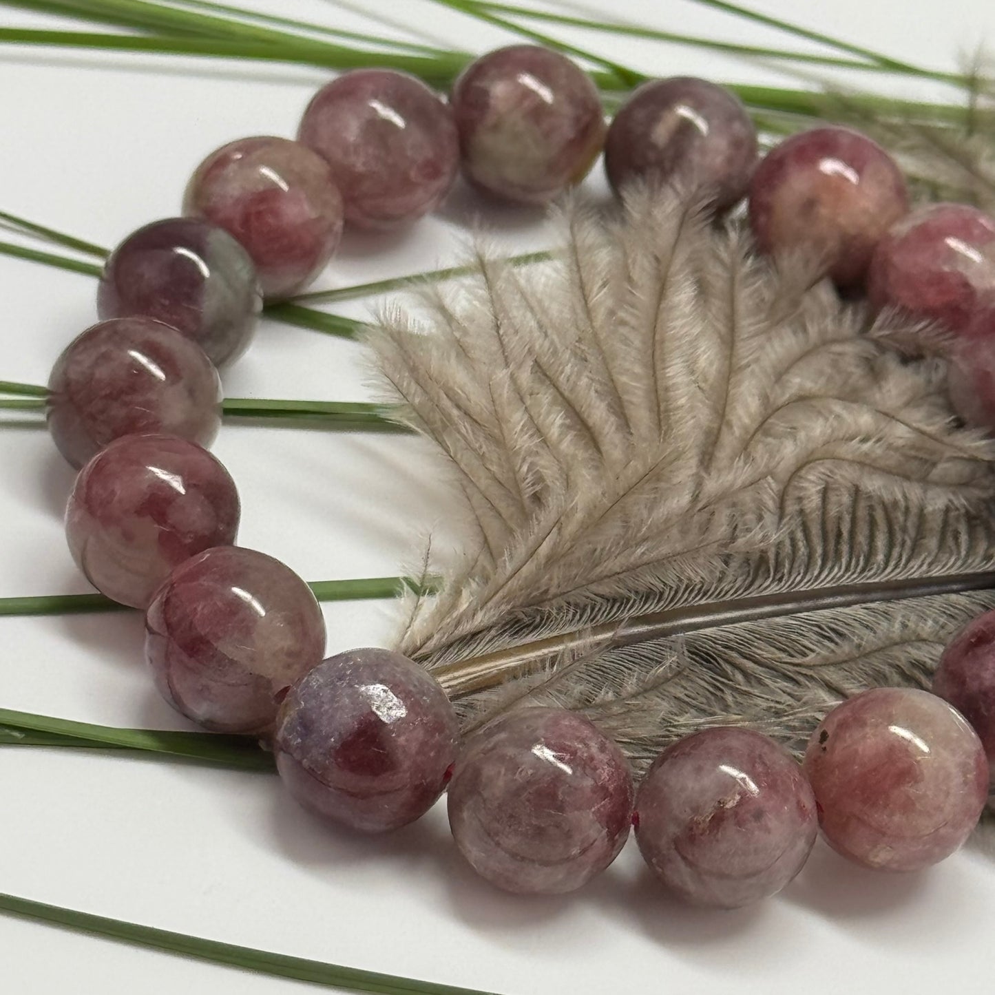 Pink Tourmaline Bracelet – Natural Pink Gemstone for Jewelry & Energy - (AA Quality)