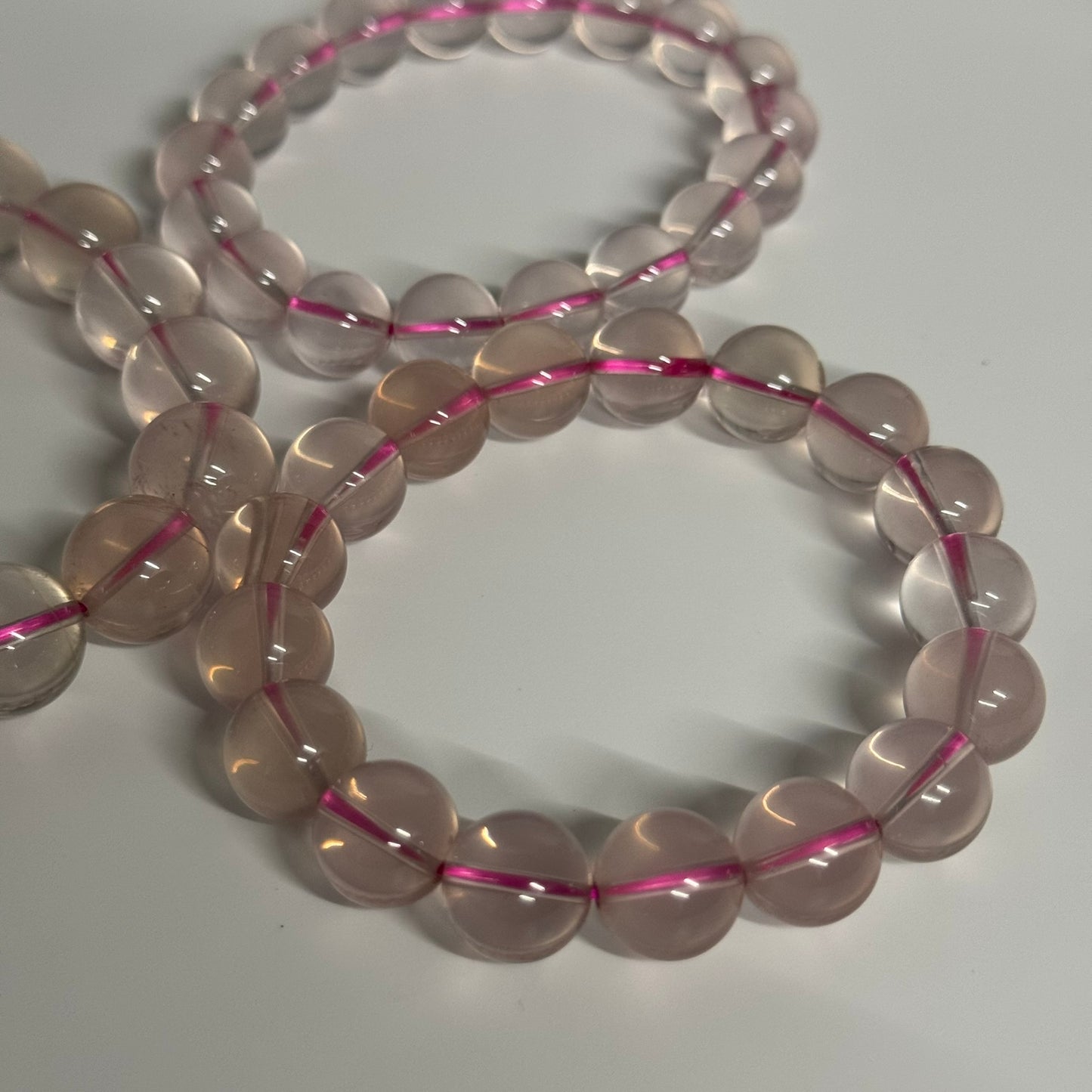 Star Rose Quartz Bracelet – Natural Gemstone Jewelry for Love & Healing (AAA Quality)