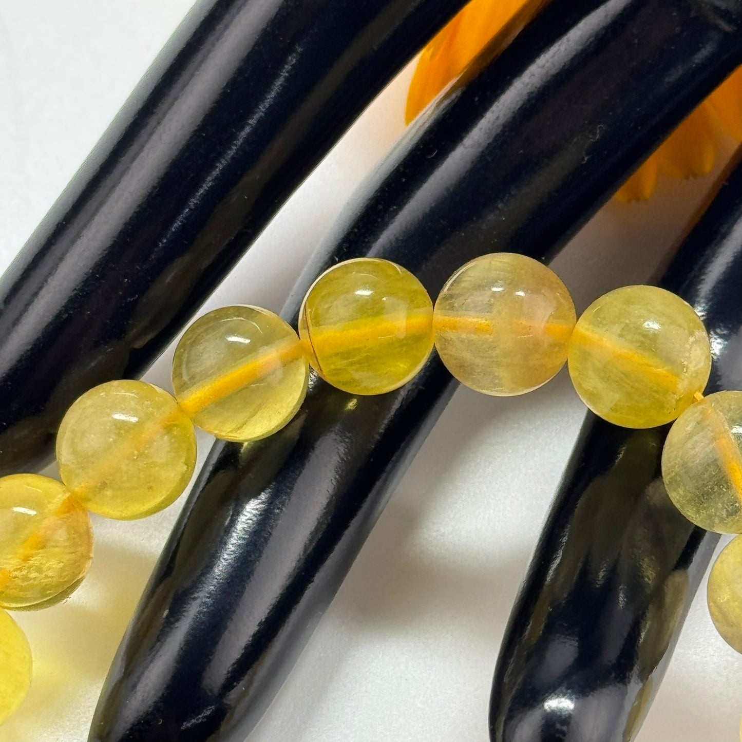 Yellow Fluorite Bracelet – Natural Gemstone Jewelry for Energy & Style - (AAAAA Quality)