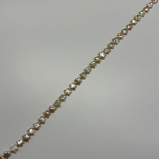 Peach Freshwater Cultured Star Shaped Pearl - (AAA Quality)