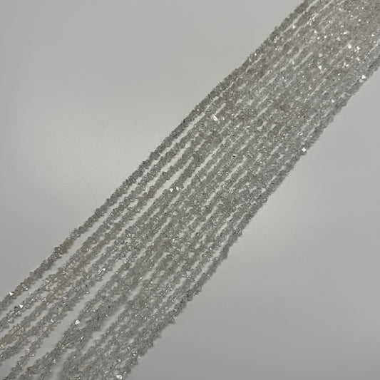 Herkimer Diamond Cut Gemstone Beads