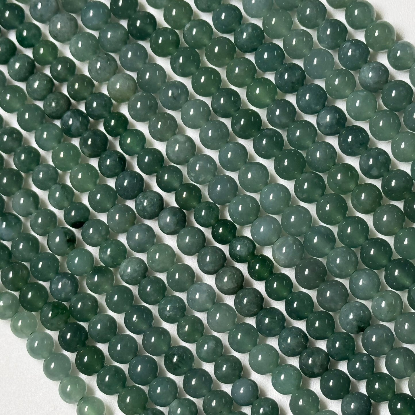 Guatemalan Jade Round Beads - Polished Beads