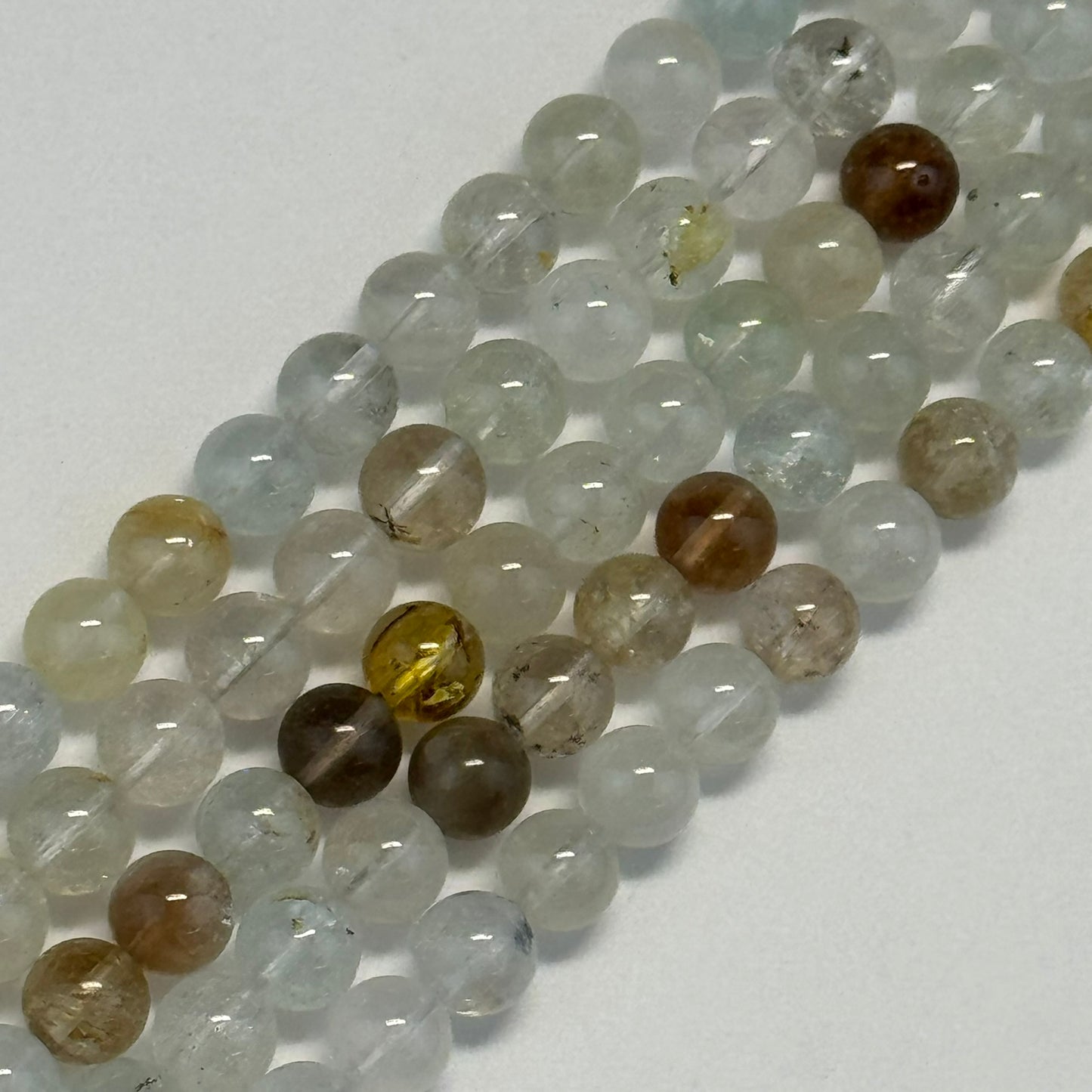 Topaz Polished Round Beads