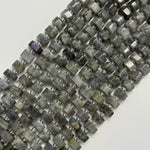 Labradorite Flat Hexagon (Six Sided) Beads