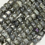 Labradorite Flat Hexagon (Six Sided) Beads