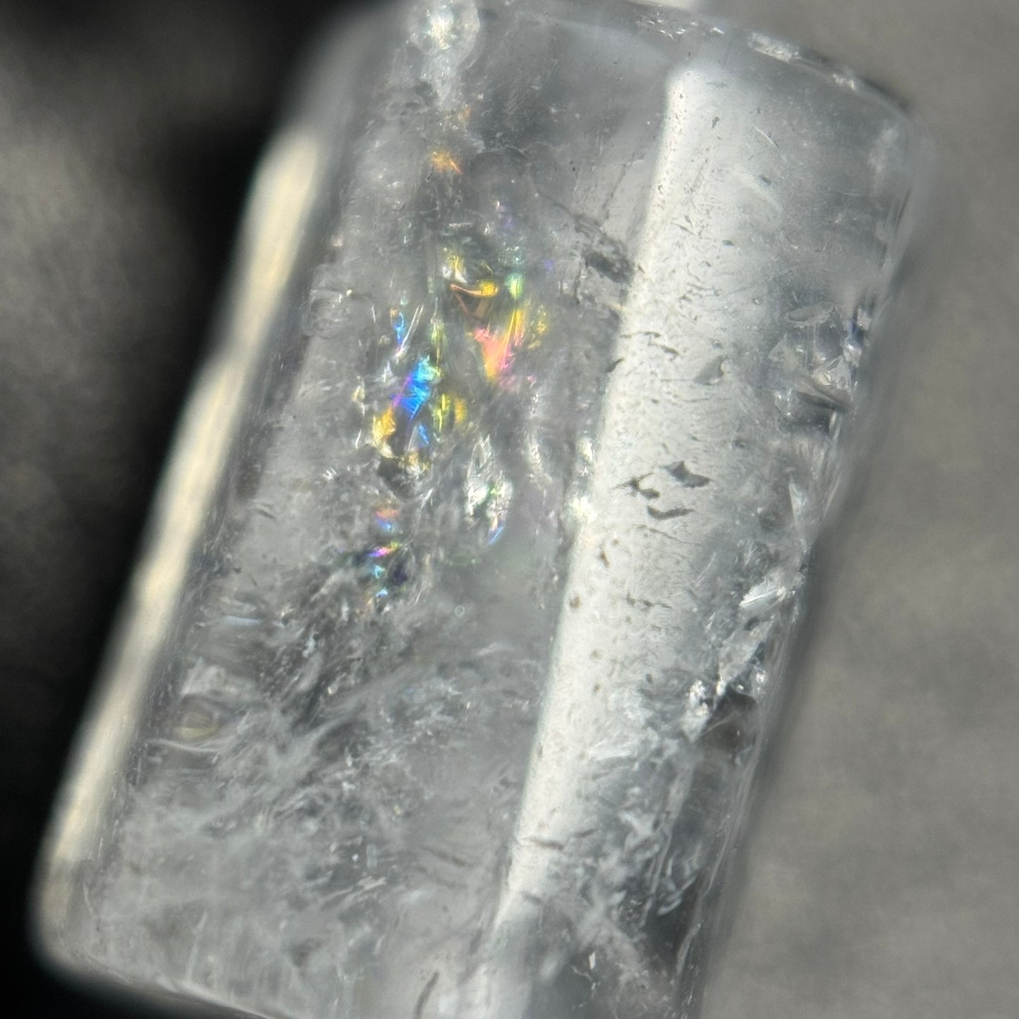 Clear Quartz Cylinder Beads (AB Quality)