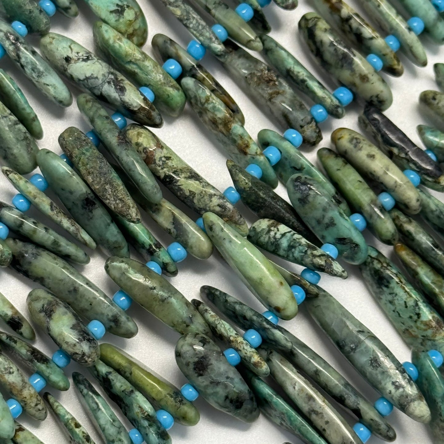 Turquoise Blade Shape Beads – Natural Gemstone