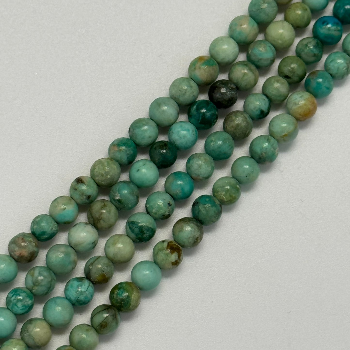 TurquoisePolished Round Beads – Natural Stone Beads