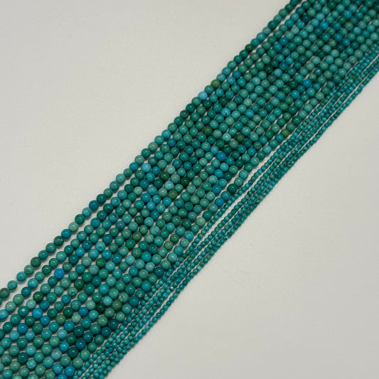 Turquoise Polished Round Beads – Natural Gemstone