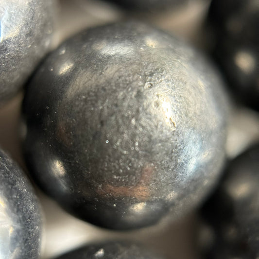 Shungite Beads - Elite Shungite Beads - Polished Round Beads